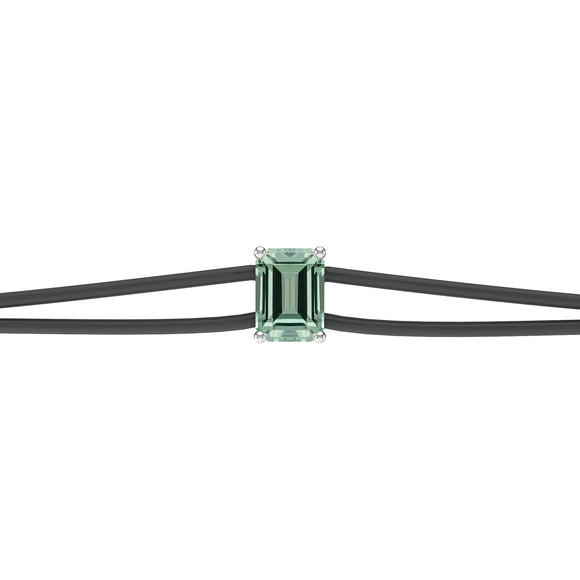Bracelet cordon saphir vert Lune de Miel - 3