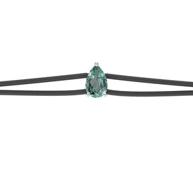 Bracelet cordon saphir vert Lune de Miel - 4