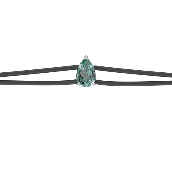 Bracelet cordon saphir vert Lune de Miel - 4