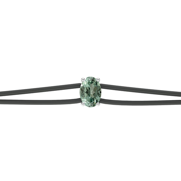 Bracelet cordon saphir vert Lune de Miel - 5
