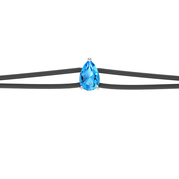 Bracelet cordon topaze Lune de Miel - 4