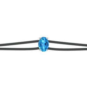 Bracelet cordon topaze Lune de Miel - 5