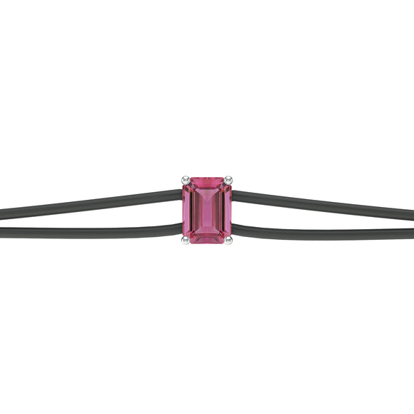 Bracelet cordon tourmaline Lune de Miel - 3