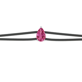 Bracelet cordon tourmaline Lune de Miel - 4