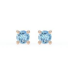 Boucles d’oreilles aigue-marine Lune de Miel - 1