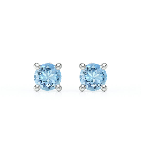 Boucles d’oreilles aigue-marine Lune de Miel - 1