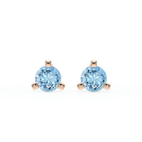 Boucles d’oreilles aigue-marine Lune de Miel - 2