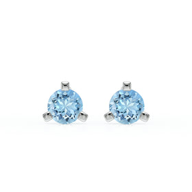 Boucles d’oreilles aigue-marine Lune de Miel - 2
