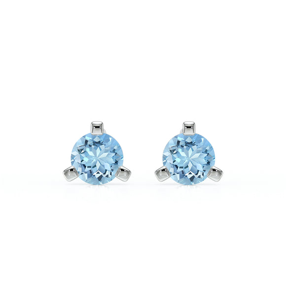Boucles d’oreilles aigue-marine Lune de Miel - 2