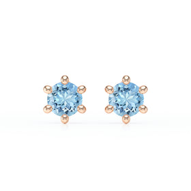 Boucles d’oreilles aigue-marine Premier Amour - 1