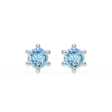 Boucles d’oreilles aigue-marine Premier Amour - 1
