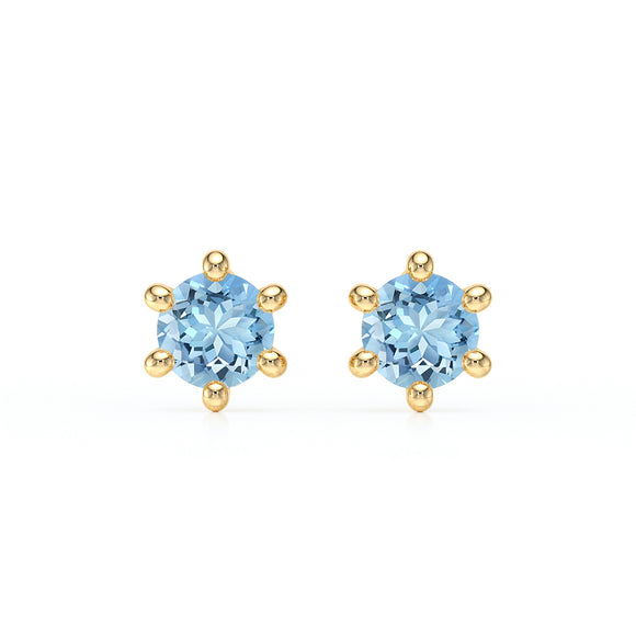 Boucles d’oreilles aigue-marine Premier Amour - 1
