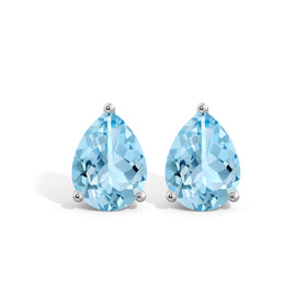 Boucles d’oreilles aigue-marine Une Promesse - 1