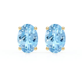 Boucles d’oreilles aigue-marine Une Promesse - 2