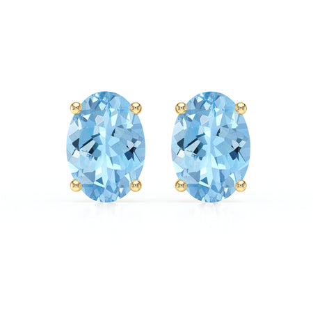 Boucles d’oreilles aigue-marine Une Promesse - 2