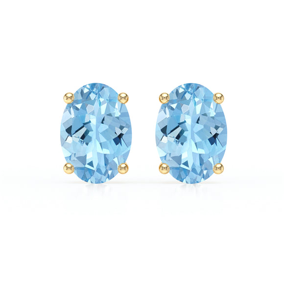 Boucles d’oreilles aigue-marine Une Promesse - 2