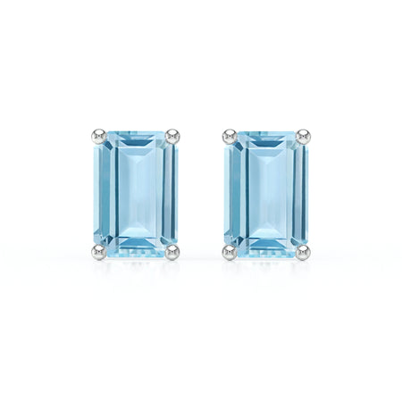 Boucles d’oreilles aigue-marine Une Promesse - 3