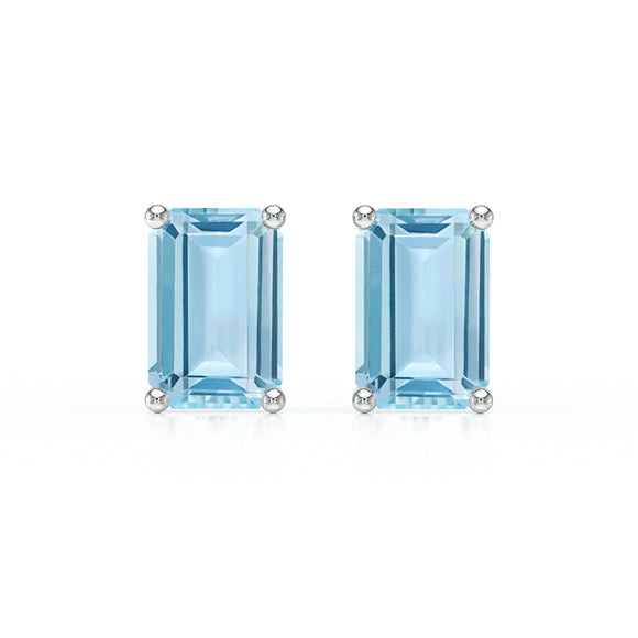Boucles d’oreilles aigue-marine Une Promesse - 3