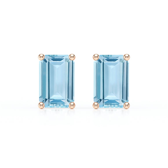 Boucles d’oreilles aigue-marine Une Promesse - 3