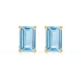 Boucles d’oreilles aigue-marine Une Promesse - 3