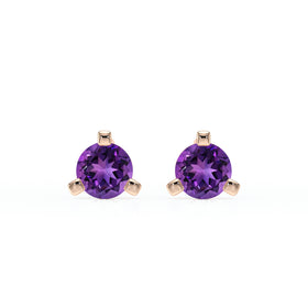 Boucles d’oreilles améthyste Lune de Miel - 2