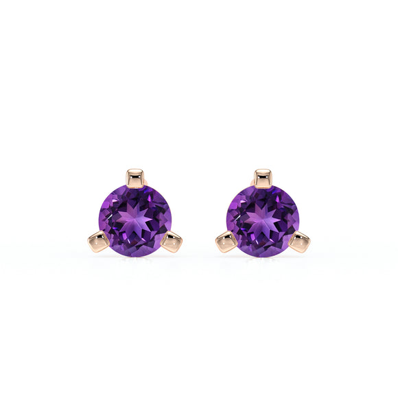 Boucles d’oreilles améthyste Lune de Miel - 2
