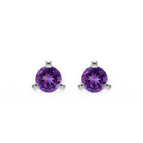 Boucles d’oreilles améthyste Lune de Miel - 2