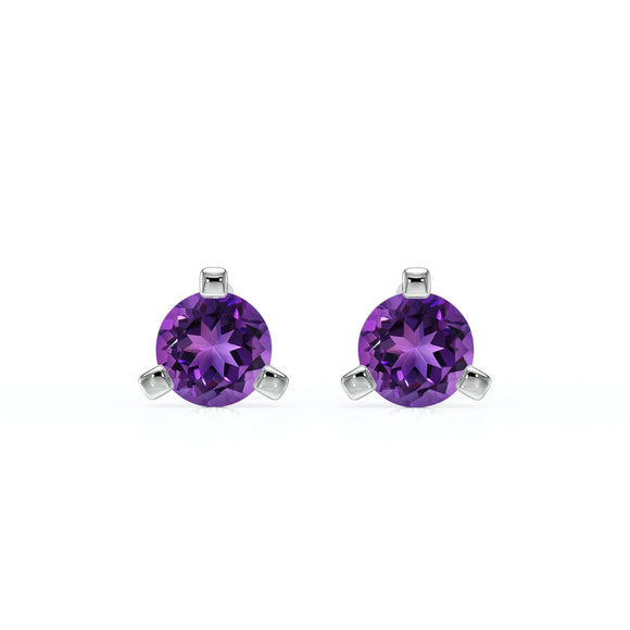 Boucles d’oreilles améthyste Lune de Miel - 2