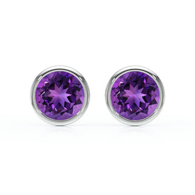 Boucles d’oreilles améthyste Nuit de Noces - 1