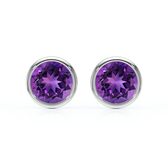 Boucles d’oreilles améthyste Nuit de Noces - 1