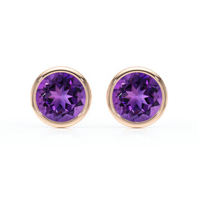 Boucles d’oreilles améthyste Nuit de Noces - 1