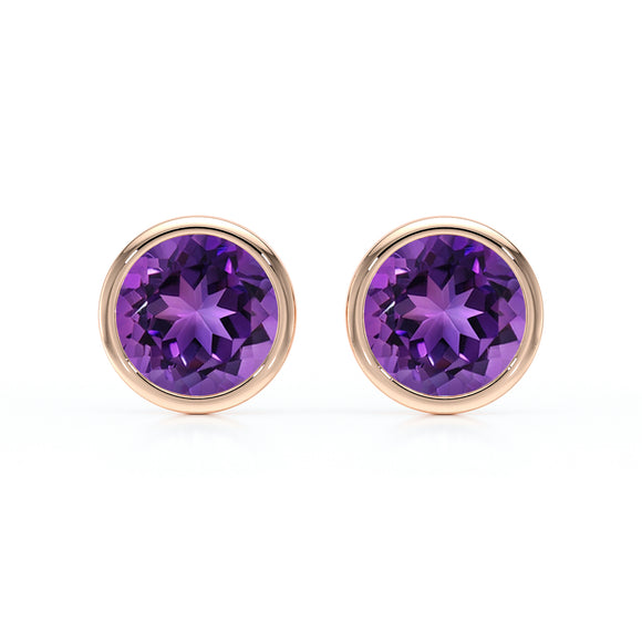 Boucles d’oreilles améthyste Nuit de Noces - 1