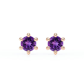 Boucles d’oreilles améthyste Premier Amour - 1