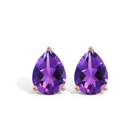 Boucles d’oreilles améthyste Une Promesse - 1
