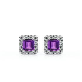 Boucles d’oreilles améthyste et diamant Coup de Foudre - 6