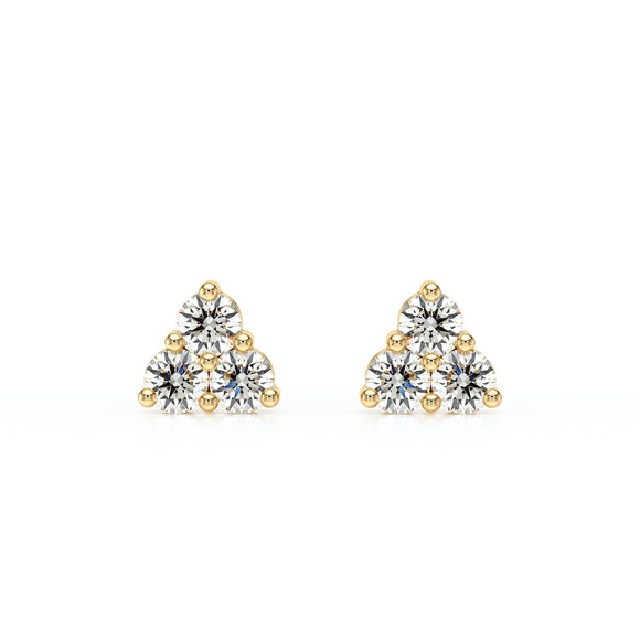 Boucles d’oreilles diamant Coucher de Soleil - 1