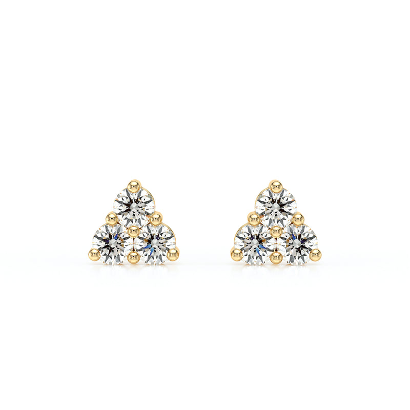 Boucles d’oreilles diamant Coucher de Soleil - 1