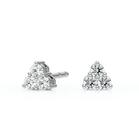 Boucles d’oreilles diamant Coucher de Soleil - 1