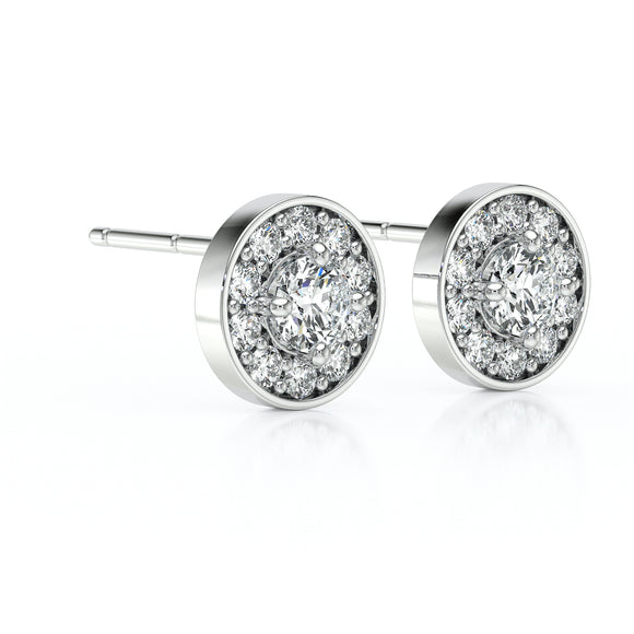 Boucles d’oreilles émeraude et diamant Coup de Foudre - 1