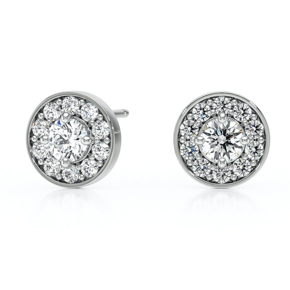 Boucles d’oreilles émeraude et diamant Coup de Foudre - 1