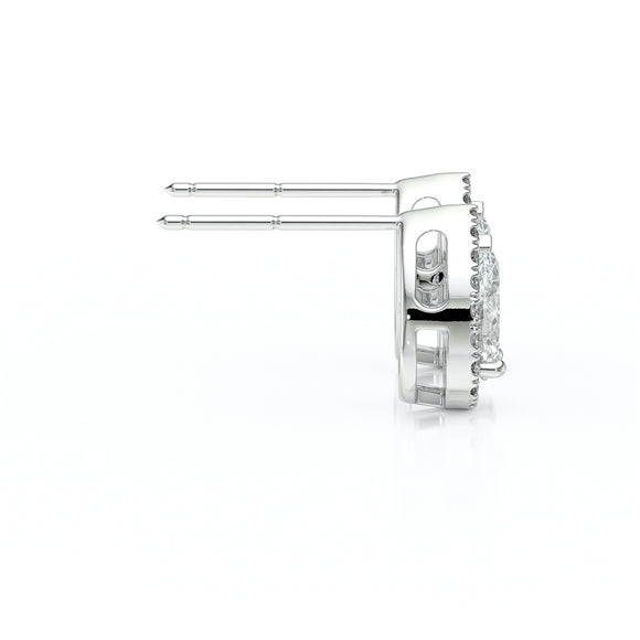 Boucles d’oreilles émeraude et diamant Coup de Foudre - 4