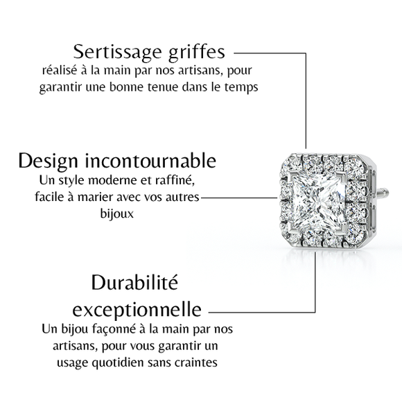 Boucles d’oreilles diamant Coup de Foudre - 6