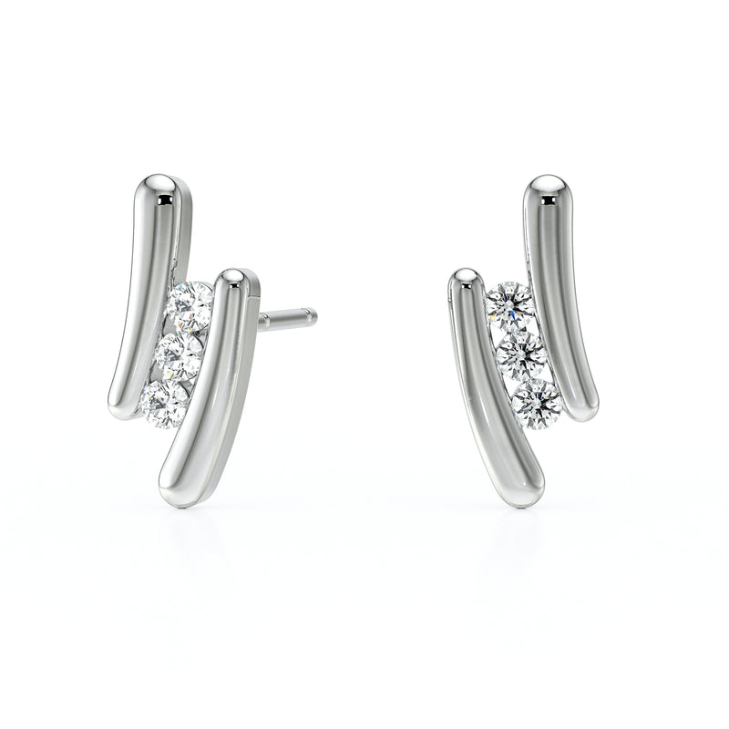 Boucles d’oreilles diamant Premier Pas - 1