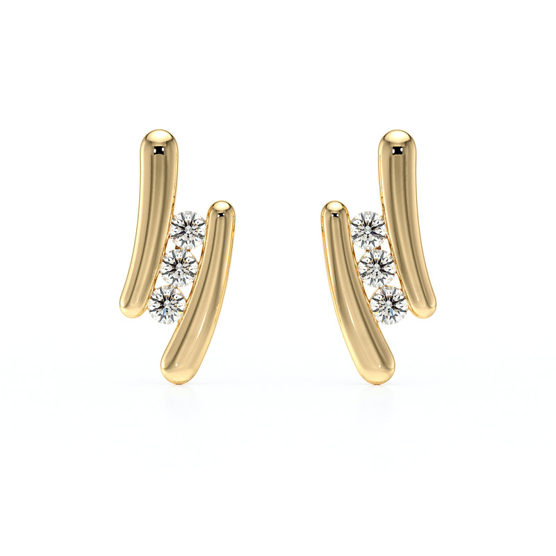 Boucles d’oreilles diamant Premier Pas - 1