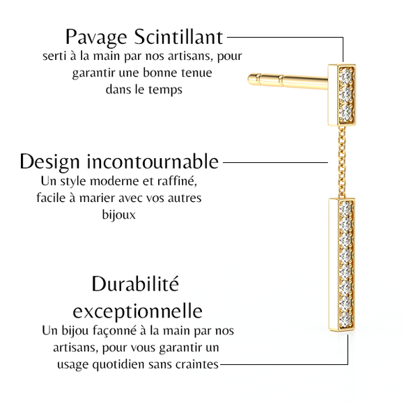 Boucles d’oreilles diamant Tout près de Toi - 1