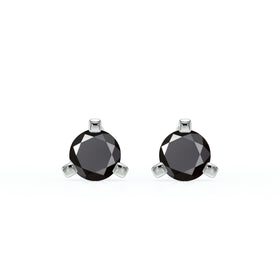 Boucles d’oreilles diamant noir Lune de Miel - 2