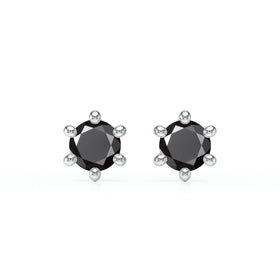 Boucles d’oreilles diamant noir Premier Amour - 1