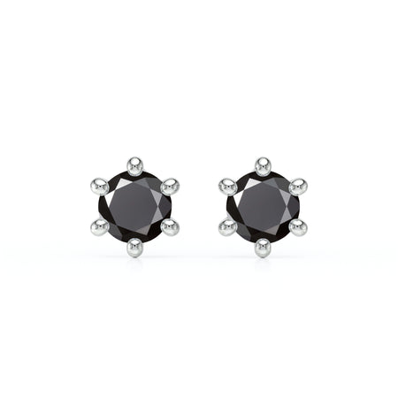Boucles d’oreilles diamant noir Premier Amour - 1