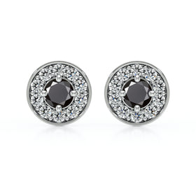 Boucles d’oreilles diamant noir Coup de Foudre - 1