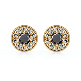 Boucles d’oreilles diamant noir Coup de Foudre - 1